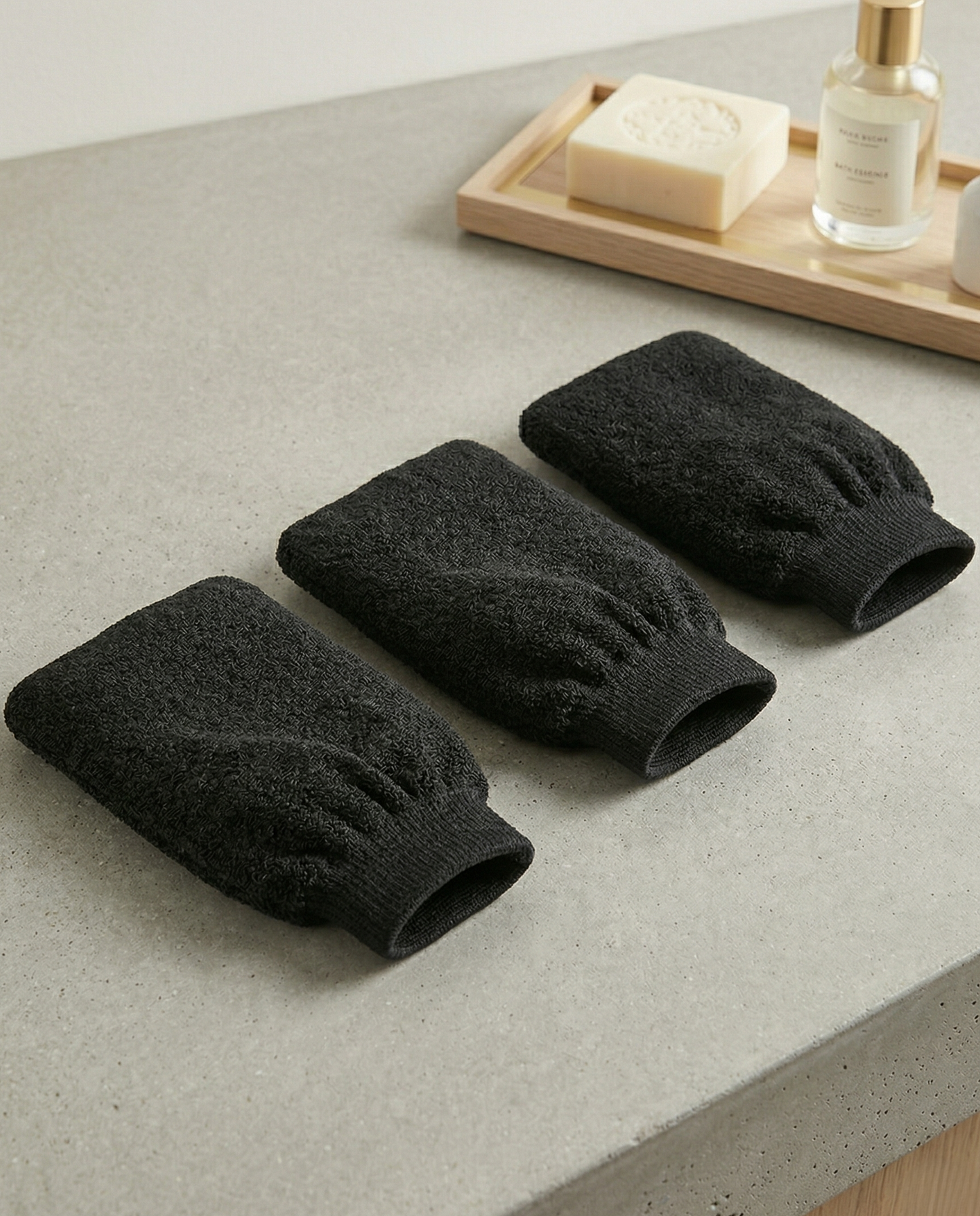 Trio Exfoliating Mitts